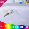 Hotel bedding/China supplier jacquard 300TC cotton weaven luxury white hotel linen